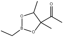 1-(2-Ethyl-4,5-dimethyl-1,3,2-dioxaborolan-4-yl)ethanone结构式
