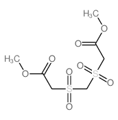 methyl 2-(methoxycarbonylmethylsulfonylmethylsulfonyl)acetate Structure