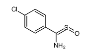 (4-chlorophenyl)-sulfinylmethanamine结构式