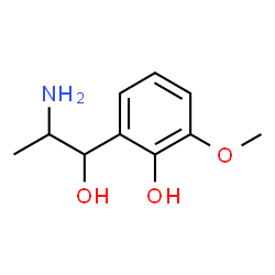 Benzenemethanol, alpha-(1-aminoethyl)-2-hydroxy-3-methoxy-, (R*,S*)- (9CI) picture