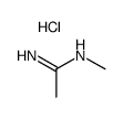 N-methylacetamidinium chloride Structure