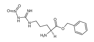 (S)-苄基2-氨基-5-(3-硝基胍基)戊酸酯结构式