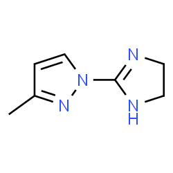 1H-Pyrazole,1-(4,5-dihydro-1H-imidazol-2-yl)-3-methyl-(9CI) Structure