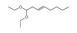(E)-1,1-diethoxy-3-octene结构式