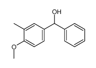 Benzenemethanol, 4-methoxy-3-methyl-alpha-phenyl- (9CI)结构式