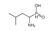 Phosphinic acid,P-(1-amino-3-methylbutyl)- Structure