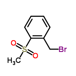2-甲磺酰基溴苄结构式