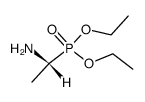 (R)-(1-Aminoethyl)phosphonsaeure-diethylester结构式