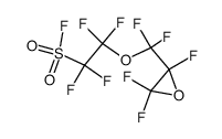perfluoro-5,6-epoxy-3-oxahexanesulfonyl fluoride Structure