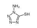 1-amino-2H-tetrazole-5-thione Structure
