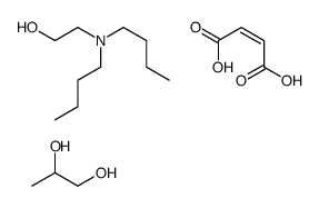 (Z)-but-2-enedioic acid,2-(dibutylamino)ethanol,propane-1,2-diol结构式