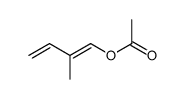1-acetoxyl-2-methyl-1,3-butadiene Structure