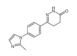 4,5-dihydro-6-[4-(2-methyl-1H-imidazol-1-yl)phenyl]-3(2H)-pyridazinone Structure