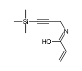 N-(3-trimethylsilylprop-2-ynyl)prop-2-enamide结构式