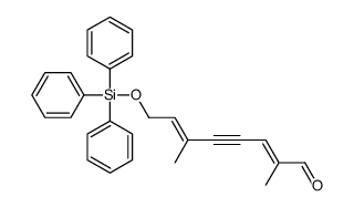 2,6-dimethyl-8-triphenylsilyloxyocta-2,6-dien-4-ynal Structure
