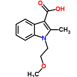 1-(2-Methoxyethyl)-2-methyl-1H-indole-3-carboxylic acid结构式