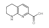 5,6,7,8-四氢-[1,8]萘啶-2-羧酸结构式