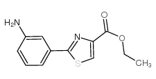 2-(3-氨基苯基)-噻唑-4-羧酸乙酯结构式