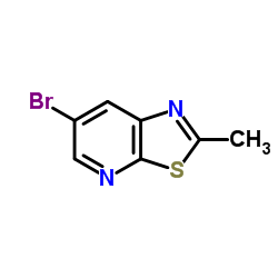6-溴-2-甲基噻唑并[5,4-b]吡啶结构式