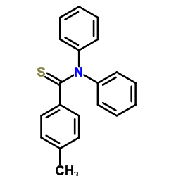 4-Methyl-N,N-diphenylbenzenecarbothioamide结构式