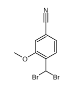 4-(Dibromomethyl)-3-methoxybenzonitrile Structure