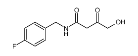 Butanamide, N-[(4-fluorophenyl)methyl]-4-hydroxy-3-oxo Structure