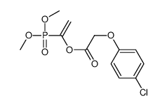 1-dimethoxyphosphorylethenyl 2-(4-chlorophenoxy)acetate Structure