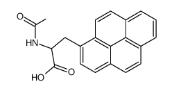 N-acetyl-DL-3-(1-pyrenyl)alanine结构式