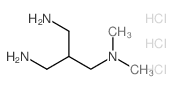 2-(氨基甲基)-N1,N1-二甲基丙烷-1,3-二胺三盐酸盐结构式