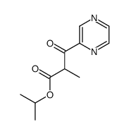 isopropyl alpha-methyl-beta-oxopyrazinepropionate结构式