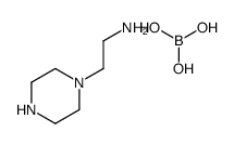 orthoboric acid, compound with 2-piperazin-1-ylethylamine structure