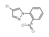 4-溴-1-(2-硝基苯基)-1H-吡唑结构式