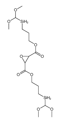 bis[3-(dimethoxymethylsilyl)propyl] oxirane-2,3-dicarboxylate Structure