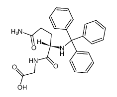N-(N2-trityl-L-glutaminyl)-glycine Structure