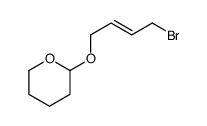 2-(4-bromobut-2-enoxy)oxane Structure