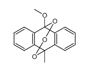 9-Methoxy-10-methyl-anthracen-9,10-ozonid Structure