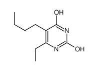 5-butyl-6-ethyl-1H-pyrimidine-2,4-dione结构式