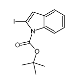 tert-butyl 2-iodoindole-1-carboxylate Structure