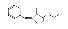 ethyl 2,3-dimethyl-4-phenyl-3(Z)-butenoate Structure
