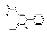 2-phenyl-3-semicarbazono-propionic acid ethyl ester结构式