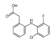 2-[2-(2-chloro-6-fluoroanilino)phenyl]acetic acid结构式