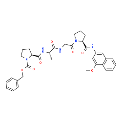 Z-PRO-ALA-GLY-PRO-4M-BETANA Structure