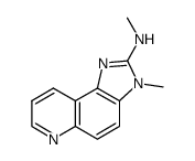 3-Methyl-2-methylaminoimidazo[4,5-F]quinoline Structure