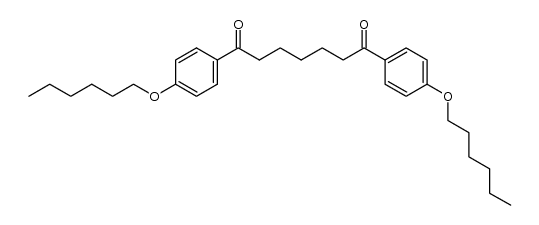 1,7-bis(4-(hexyloxy)phenyl)heptane-1,7-dione Structure