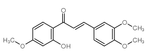 2-Propen-1-one,3-(3,4-dimethoxyphenyl)-1-(2-hydroxy-4-methoxyphenyl)-结构式