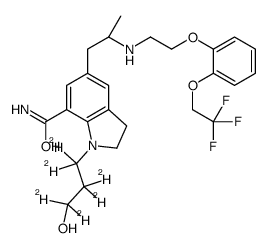 Silodosin-d6 Structure