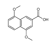 4,8-Dimethoxy-2-naphthoic acid Structure