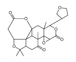 11H,​13H-​Oxireno[d]​pyrano[4',​3':3,​3a]​isobenzofuro[5,​4-​f]​[2]​benzopyran-​4,​6,​13(2H,​5aH)​-​trione, decahydro-​2,​2,​4a,​8a-​tetramethyl-​8-​(tetrahydro-​3-​furanyl)​-​, (2aR,​4aR,​4bR,​5aS,​8S,​8aS,​10aR,​10bR,​14aS)​- (9CI) Structure