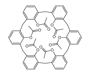 37,38,39,40,41,42-hexaacetoxycalix[6]arene结构式