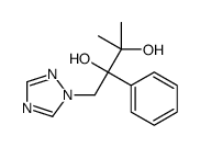 3-methyl-2-phenyl-1-(1,2,4-triazol-1-yl)butane-2,3-diol结构式